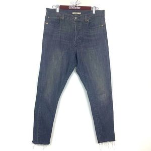 Levi’s Womens Wedgie Skinny Button Fly High Rise Denim Jeans Gray Size 32 Casual